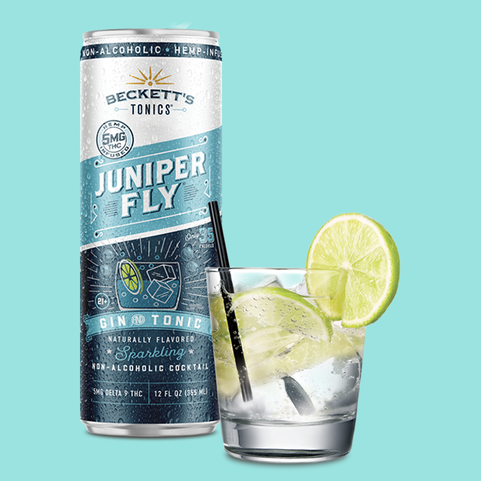 
                  
                    Load image into Gallery viewer, Beckett’s Juniper Fly® -  Gin &amp;amp; Tonic Sparkling Cocktail - New
                  
                