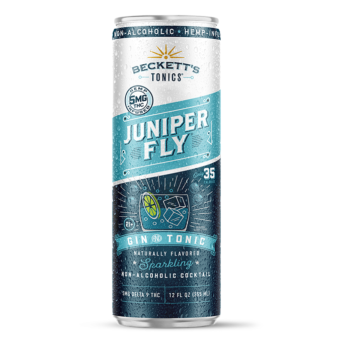 
                  
                    Load image into Gallery viewer, Beckett’s Juniper Fly® -  Gin &amp;amp; Tonic Sparkling Cocktail - New
                  
                